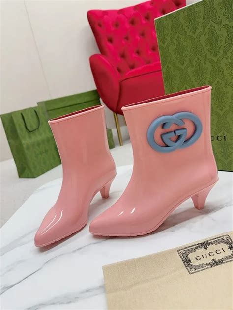 gucci rain boots for cheap|gucci print thigh high boots.